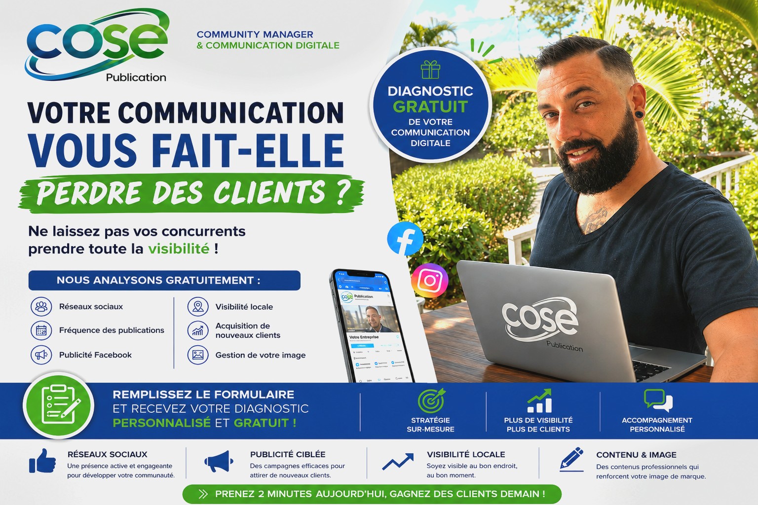 Diagnostic gratuit de communication digitale COSE