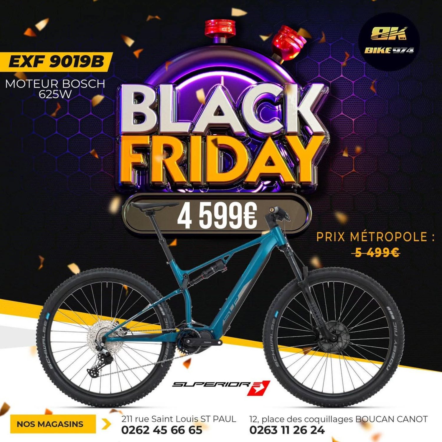 Réalisation Bike 974